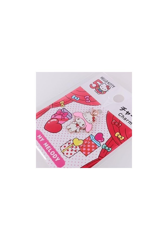 DAISO My Melody Decorative Charm – Multicolor Sanrio Keychain Accessory - Image 4